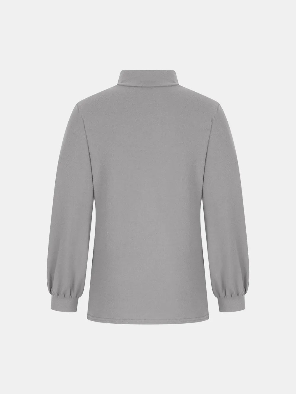 Full Size Mock Neck Long Sleeve T-shirt (8)