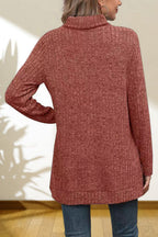 Turtleneck High Low Top (28)