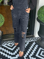 Distressed Wide Leg Corduroy Overalls (15)
