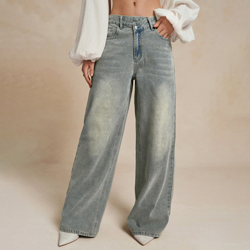 Loose Slightly Flared Street-style Trousers photo 1