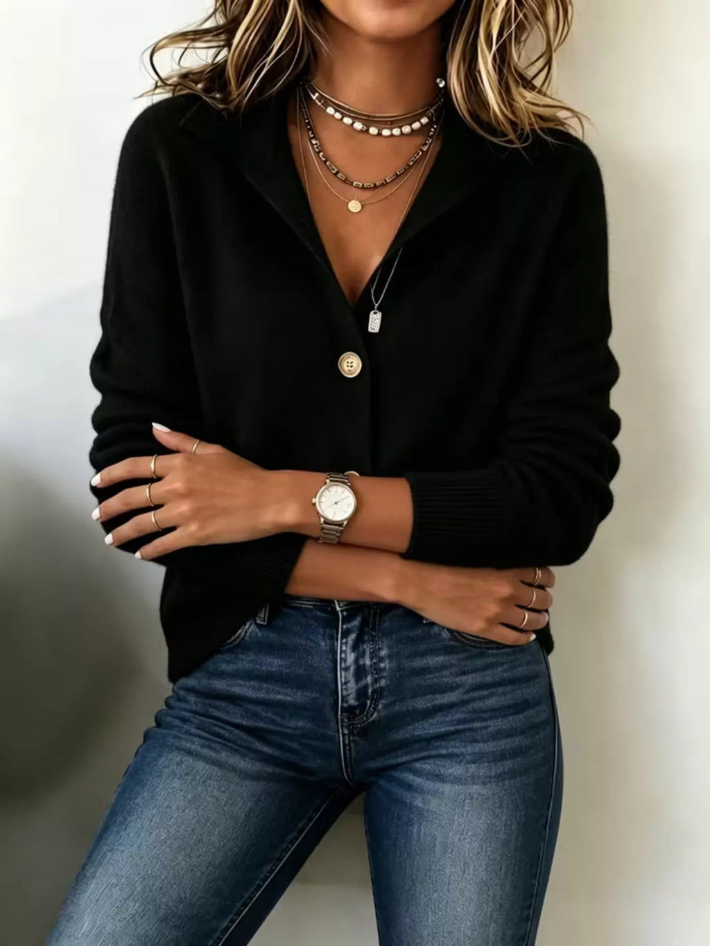 Button-down Knit Cardigan (8)
