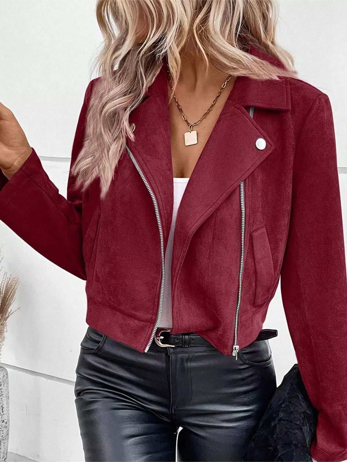 Zip Up Moto Jacket (9)