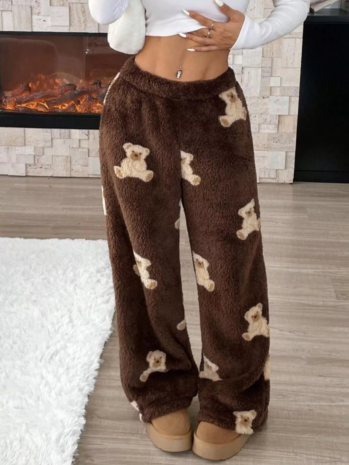 Drawstring Wide Leg Pants (27)