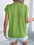 Flower Round Neck Sweater (8)