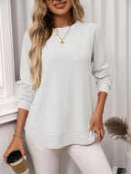 Long Sleeve Round Neck T-shirt (23)