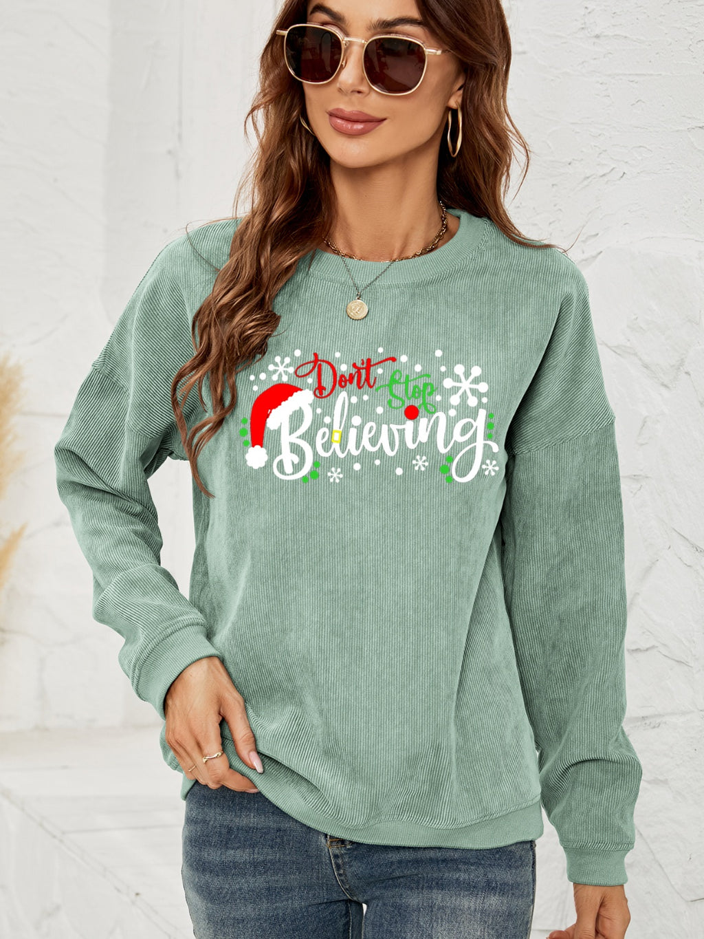 Don't Stop Graphic Sweatshirt