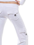 Mid Waist Pants Pockets (9)