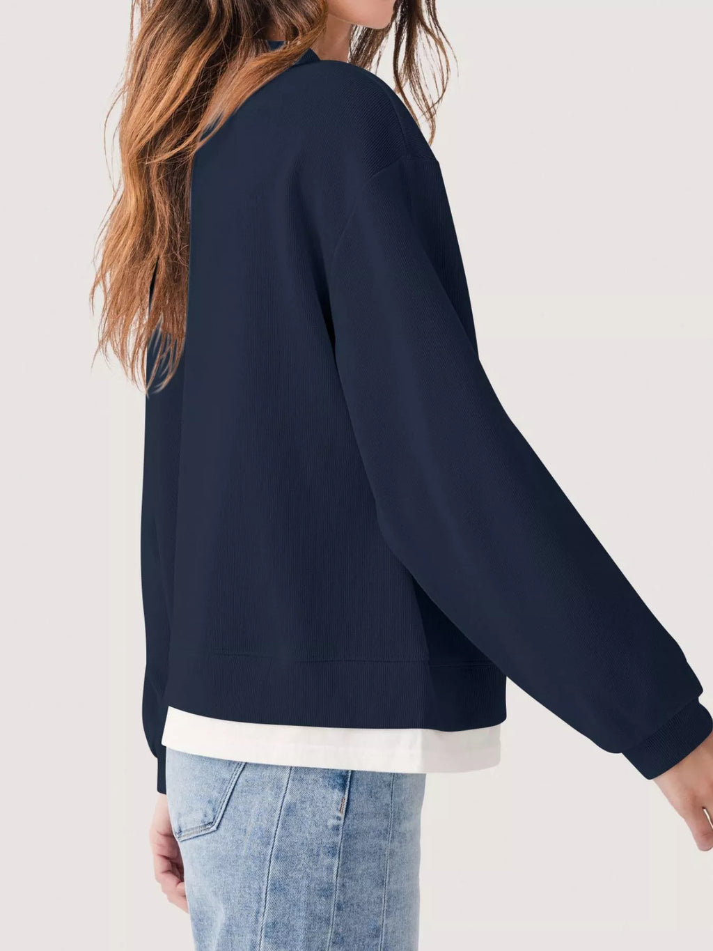 Oversized Crew Neck Sweatshirt (20)