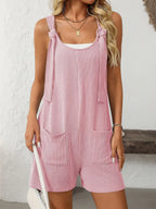 Texture Adjustable Strap Overalls Pockets (18)