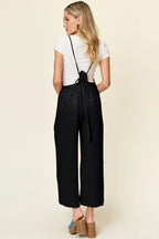 Full Size Texture Sleeveless Wide Leg Overall (3)
