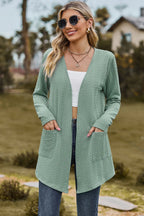 Open Front Long Sleeve Cardigan (7)