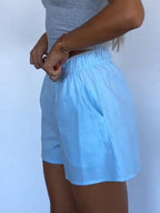Elastic Waist Shorts (15)