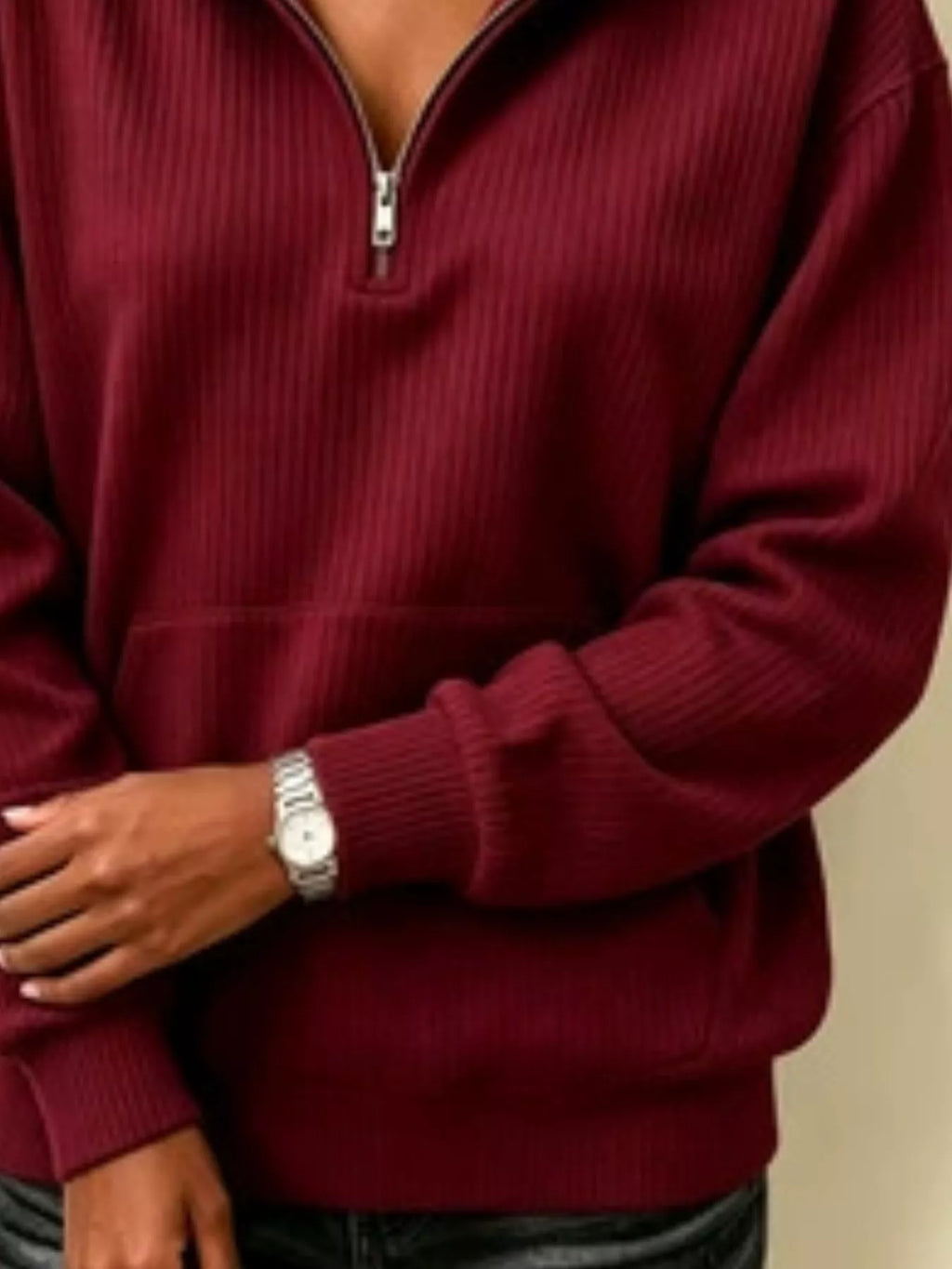 Kangaroo Pocket Half-zip Hoodie (12)
