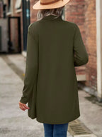 Open-front Dropped Shoulder Cardigan (18)
