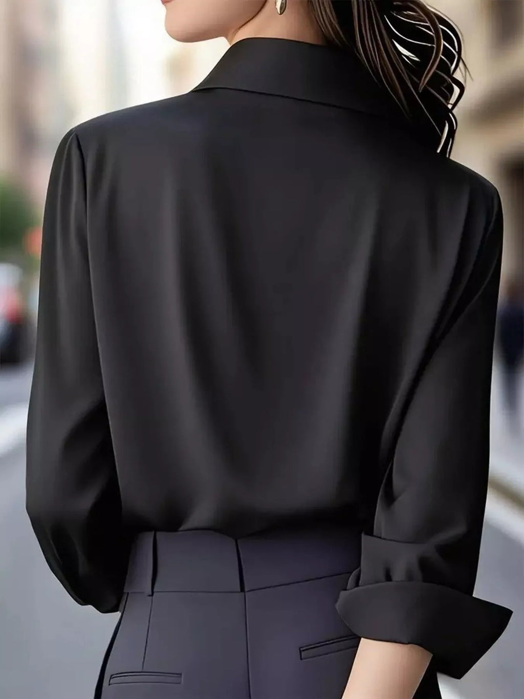 Button Down Collared Neck Long Sleeve Shirt (5)