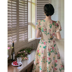 French Vintage High Waist Dress photo 1