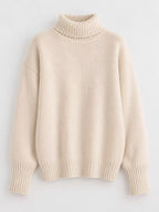 Turtleneck Dropped Shoulder Sweater (12)