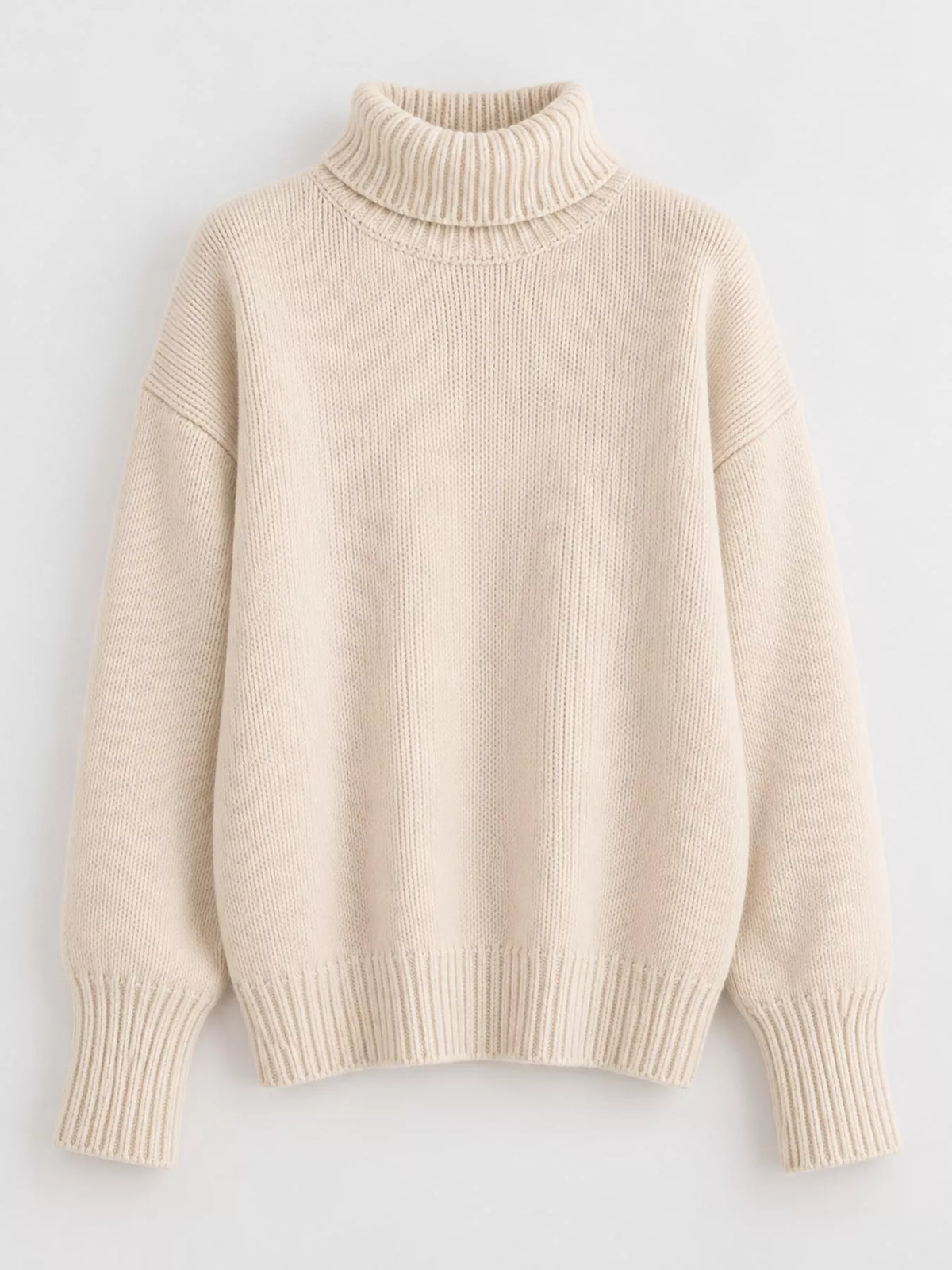 Turtleneck Dropped Shoulder Sweater (12)