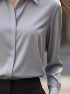 Button Down Collared Neck Long Sleeve Shirt (12)