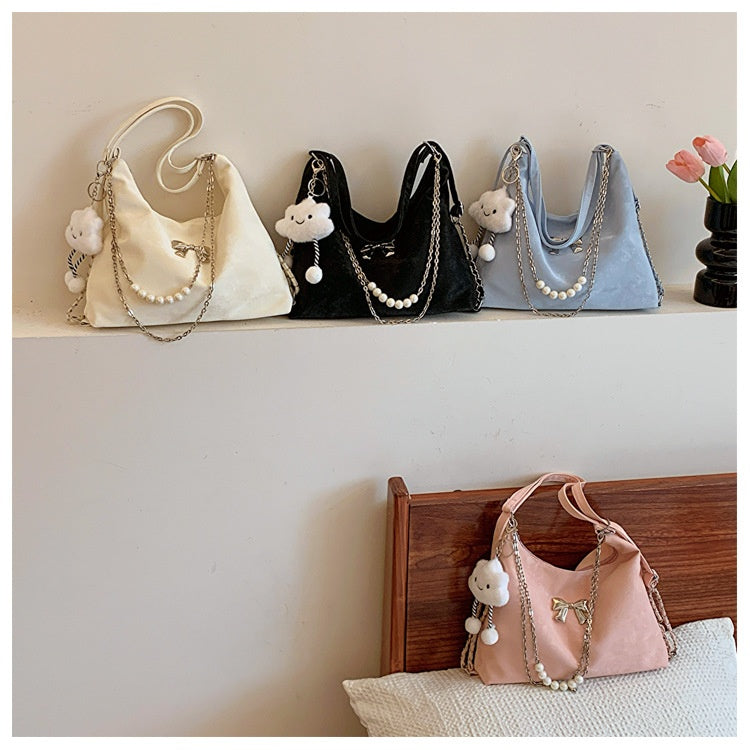 Large Capacity Spring Shoulder Bag Texture photo 4