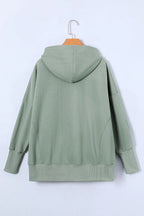 Quarter-snap Dropped Shoulder Hoodie (26)