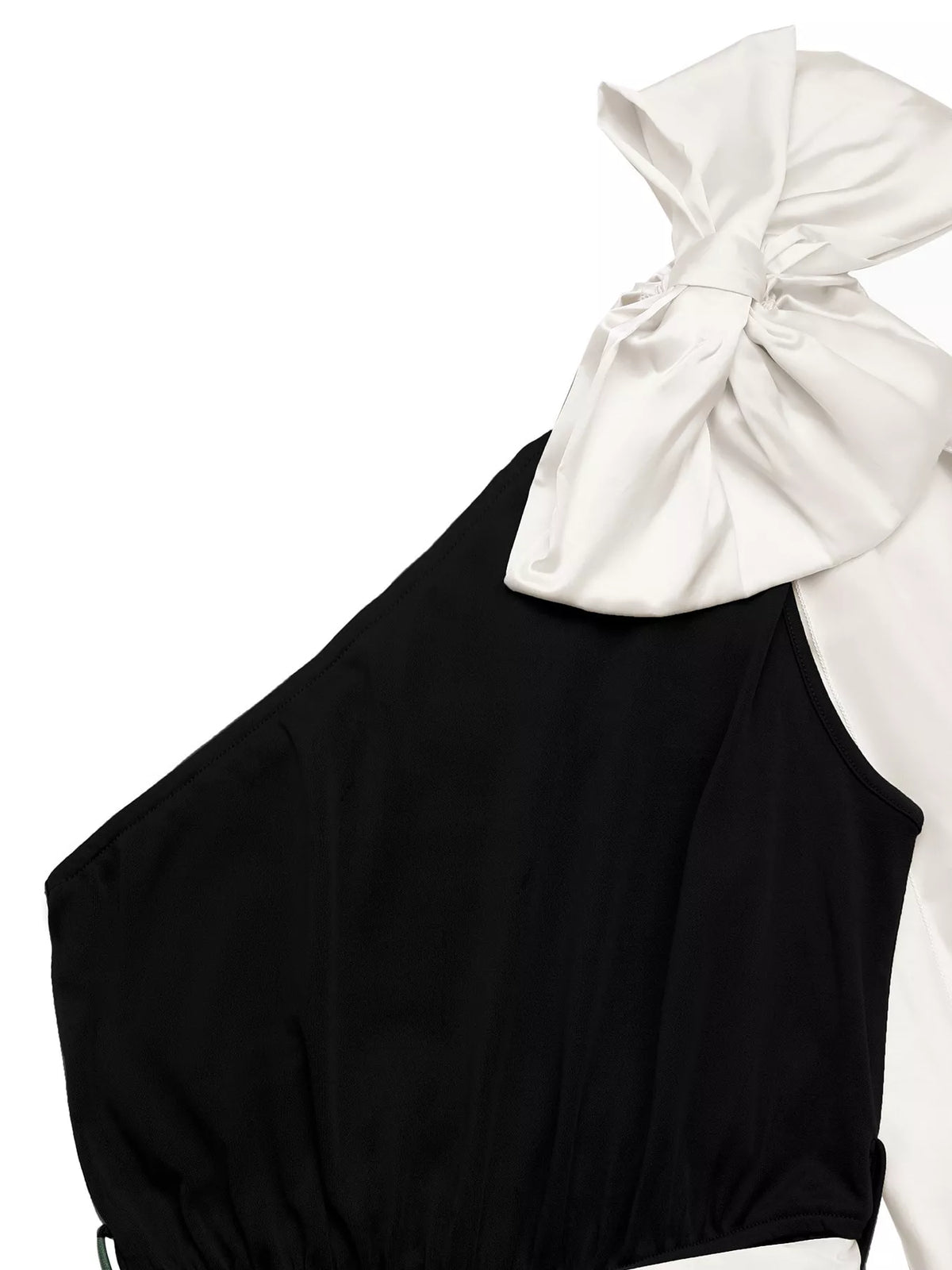 One-shoulder Bowknot Wide Leg Jumpsuit (7)