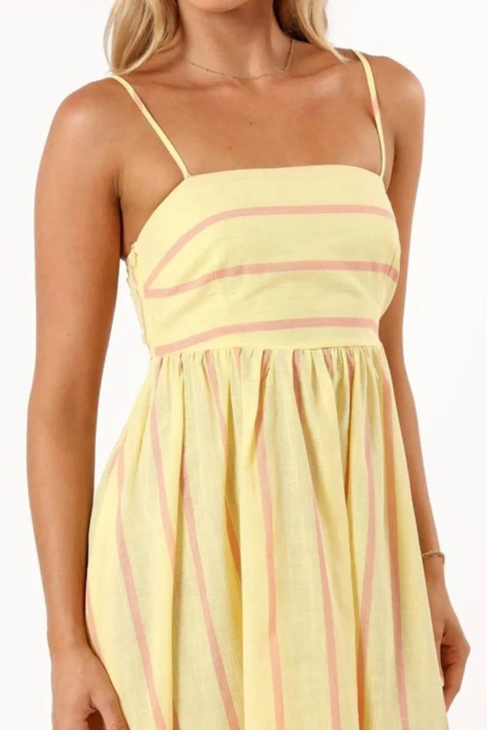 Striped Square Neck Cami Dress (21)
