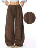 Wide Leg Drawstring Pants (4)