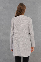 Pocketed Open Front Long Sleeve Cardigan (11)