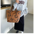 Cute Panda Canvas Bag Cartoon Casual Shoulder photo 14