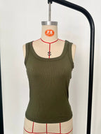 Ribbed Knit Slim Fit Tank (7)