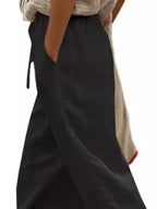 Casual Linen Drawstring Cropped Pants (6)