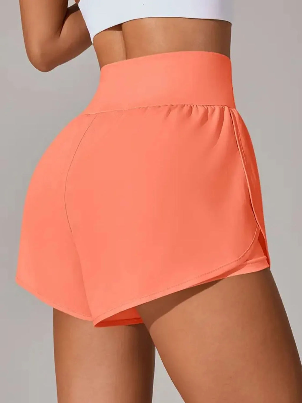 Pocketed High Waist Active Shorts (14)