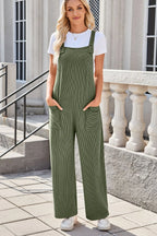 Square Neck Wide Strap Overalls Pockets (8)