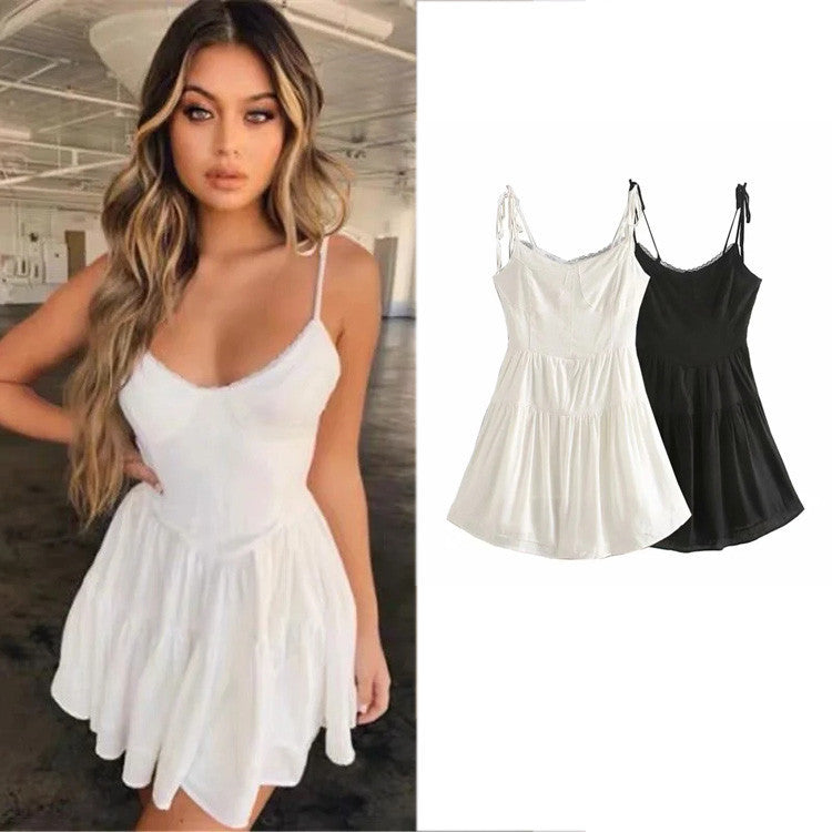 V-neck Sling Dress photo 1