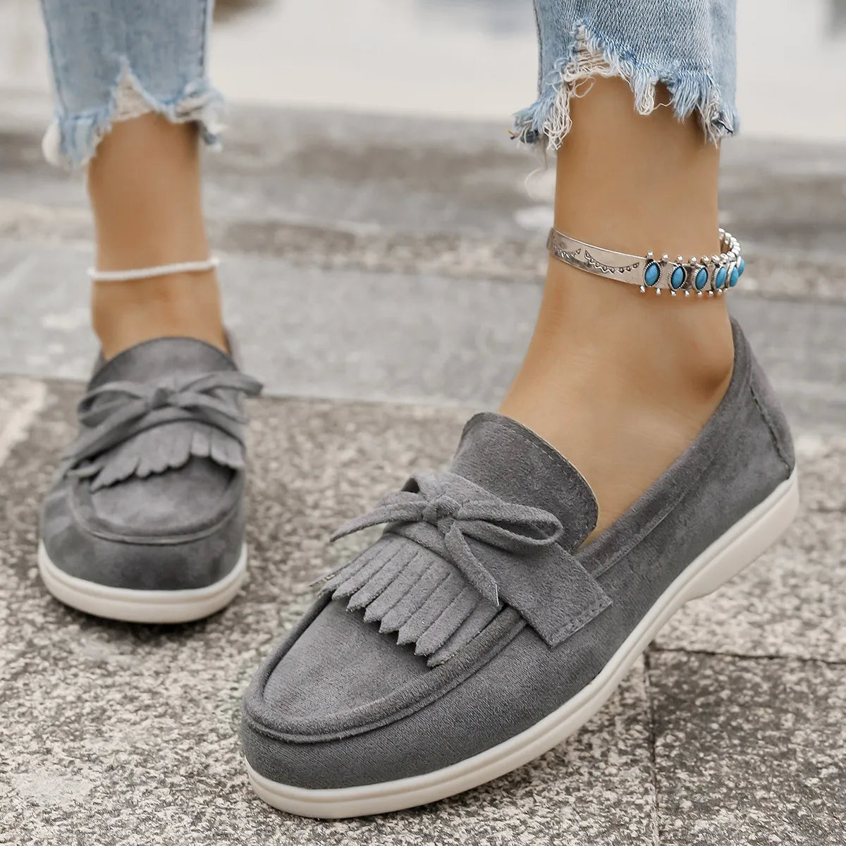 Round Toe Flats Loafers (5)
