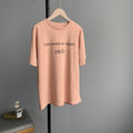 Letter Printed T-shirt White variant CJNSSYCS05565-Orange-One size