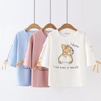 Cartoon Animal Print Short Sleeve photo 2