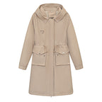 Parka Overknee Long Cotton Coat Jacket Trench photo 2