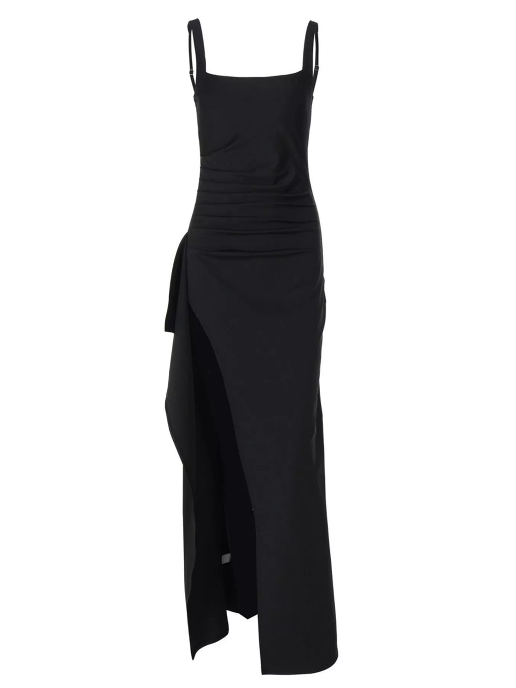 Slit Square Neck Maxi Dress (5)