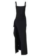 Slit Square Neck Maxi Dress (5)