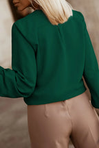 Button Up Round Neck Long Sleeve Shirt (22)