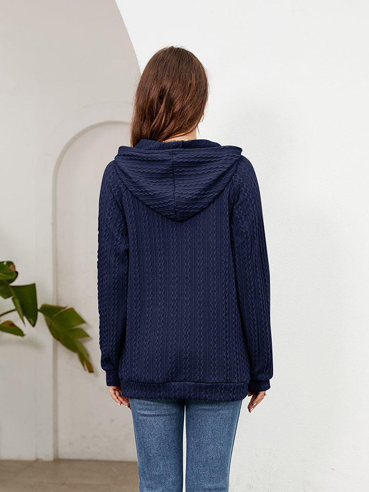 Raglan Sleeve Front Pocket Hoodie (12)