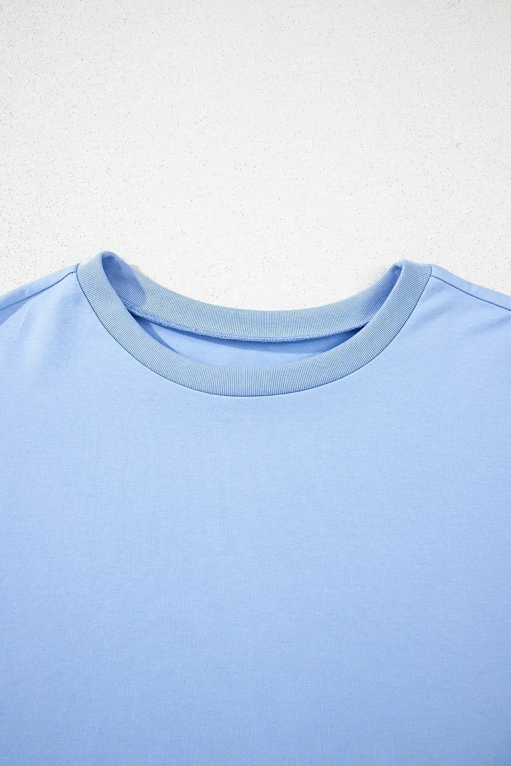 Loose Half Sleeve Hi Low Hem T Shirt (5)