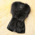 Faux Fur Vest Fur Coat Short Raccoon Collar variant CJYM118912601AZ|CJYM118912602BY|CJYM118912603CX|CJYM118912604DW|CJYM118912605EV|CJYM118912606FU|CJYM118912607GT