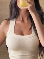 Ribbed Knit Slim Fit Tank (17)