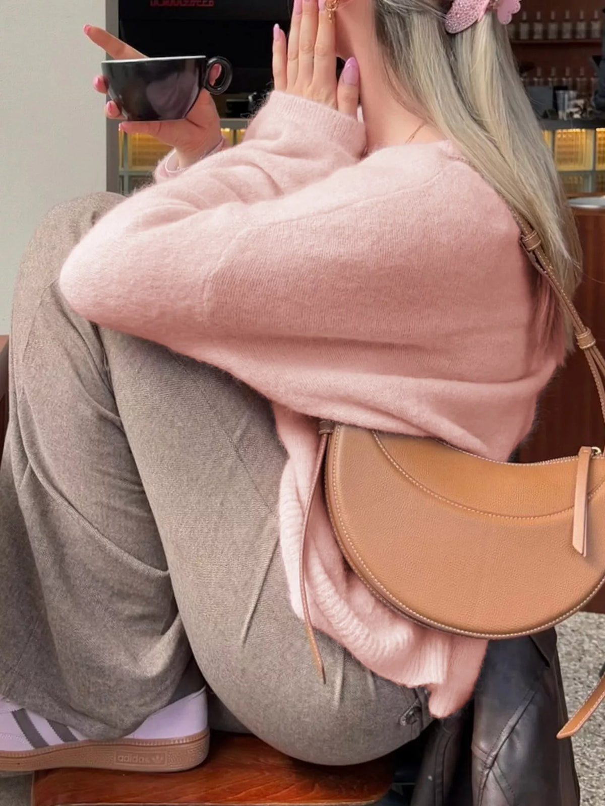 Ribbed Round Neck Dropped Shoulder Sweater (11)