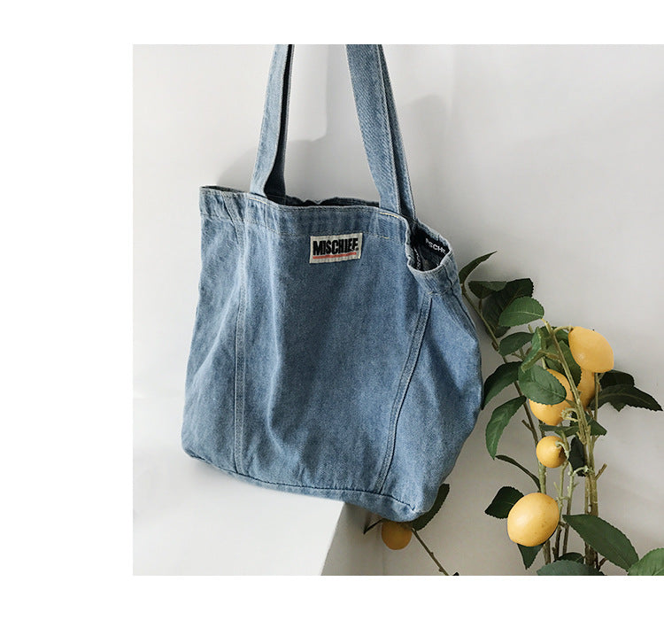 Denim Shoulder Bag photo 2