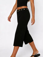 Mid Rise Capris Pants (2)