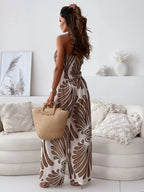 Printed Strapless Wide-leg Jumpsuit (12)